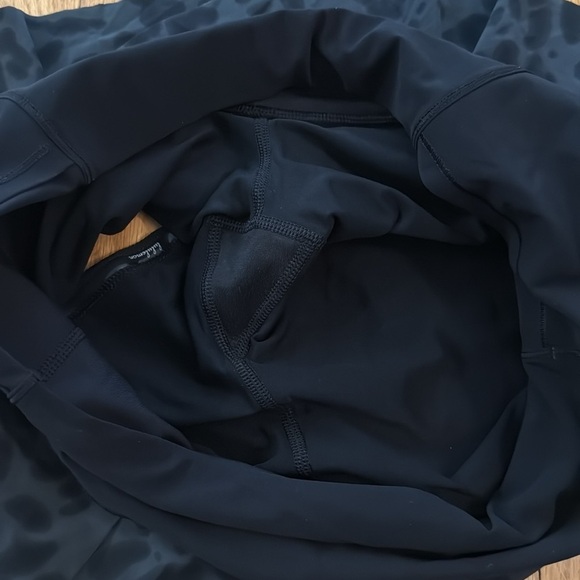 Lululemon sz 6 tennis skirt with shorts lining Black Leopard Print skirt VGUC - Picture 4 of 5